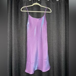 Forever 21 iridescent purple mini dress